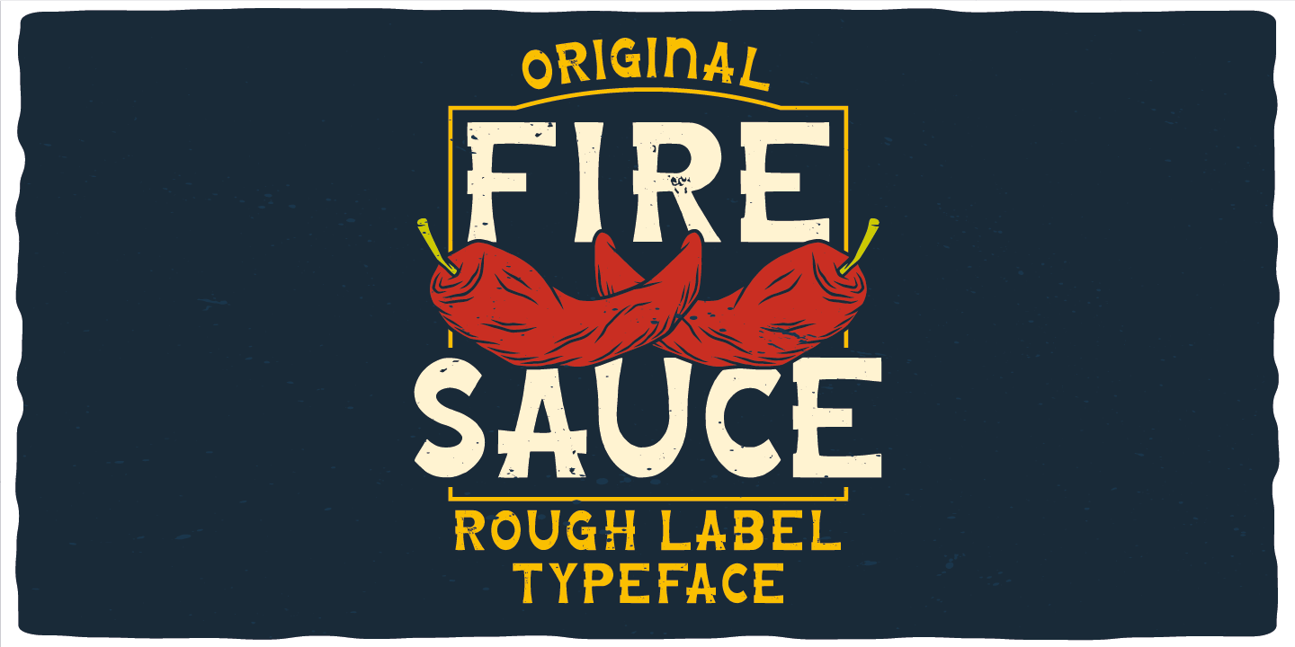 Example font Fire Sauce #6